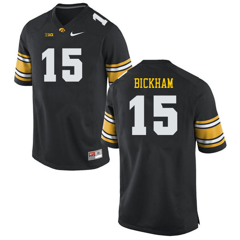 Men #15 Amare Bickham Iowa Hawkeyes College Football Jerseys Stitched Sale-Black